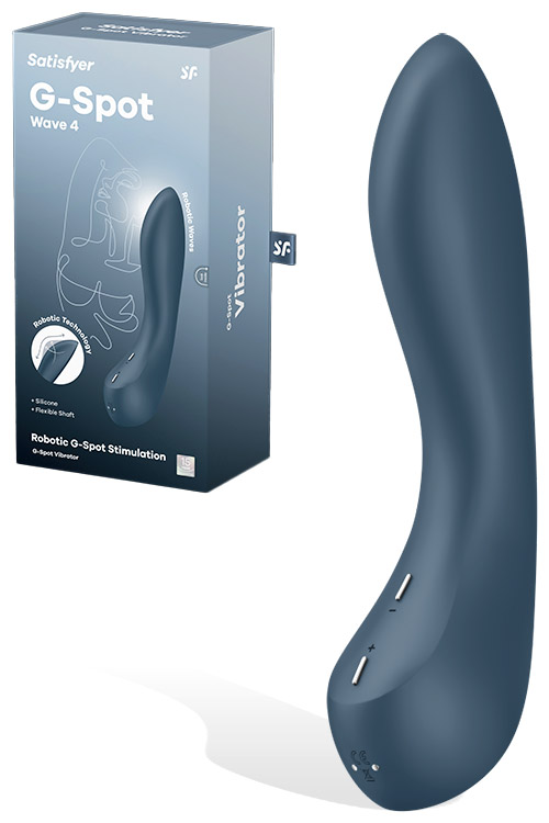 G Spot Wave 4 Silicone 8.3" Spiral Wave Vibrator