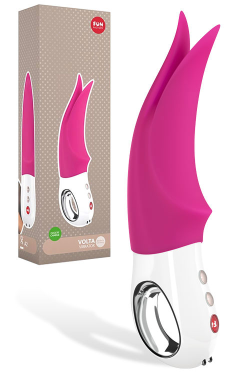 Volta Fluttering 7.4" Silicone Clitoral Vibrator