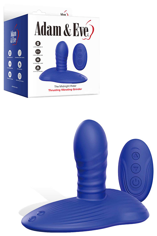 Midnight Rider 6.1" Remote Controlled Thrusting Vibrating Grinder
