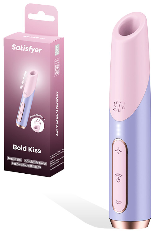 Bold Kiss 4.9" Air Pulse Clitoral Stimulator