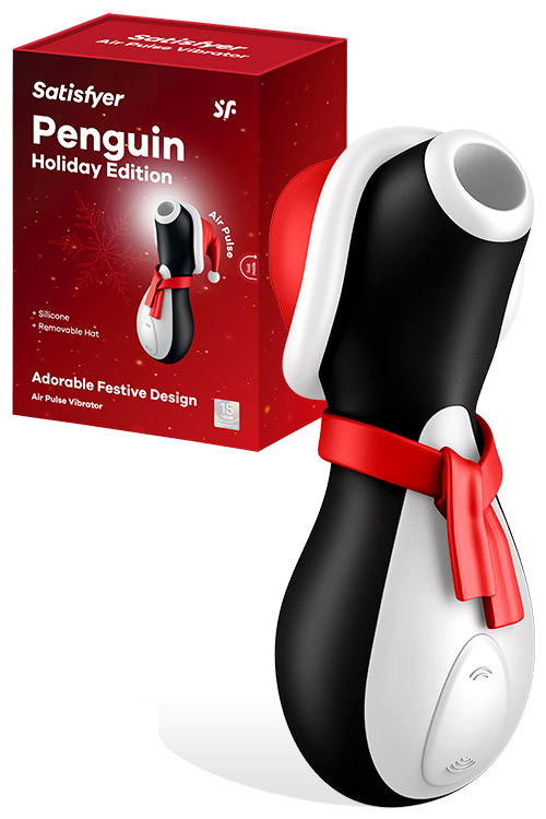 Penguin Holiday Edition 4.9" Air Pulse Clitoral Stimulator