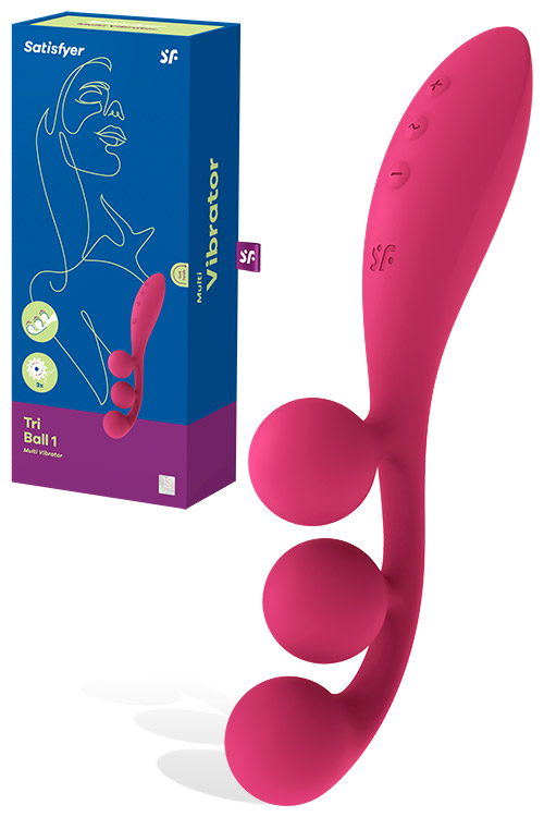 Tri Ball 1 Triple Stimulation 8.8" Vibrator