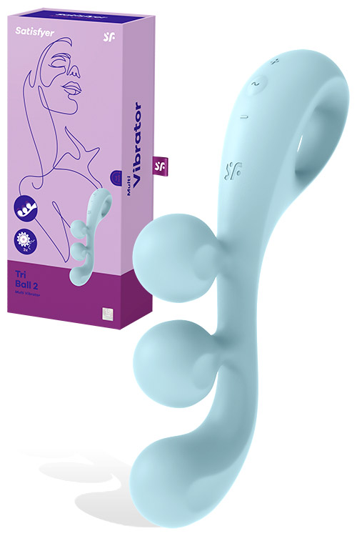 Tri Ball 2 Triple Stimulation 7.8" Vibrator
