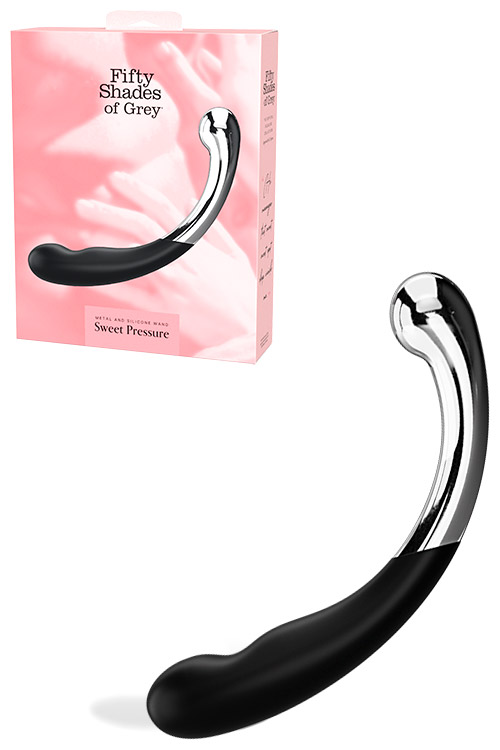 Sweet Pressure 11.8" Metal & Silicone G Spot Dong