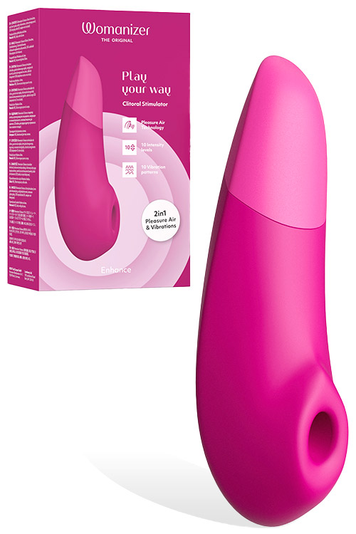 Enhance 6.2" Vibration Plus Pleasure Air Clitoral Stimulator