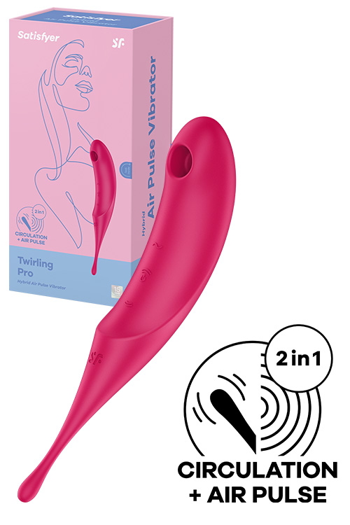 Twirling Pro Hybrid Air Pulse Vibrator