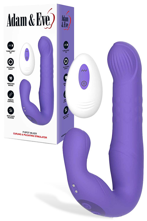 P Spot Milker Curling & Pulsating Prostate Stimulator