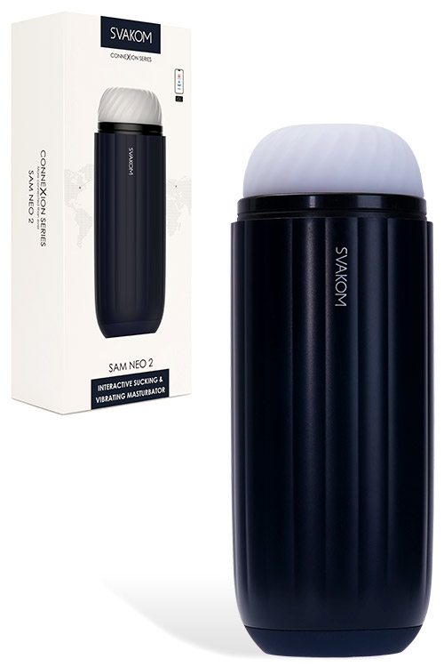 Sam Neo 2 8.9" App Compatible Masturbator with Suction & Vibration
