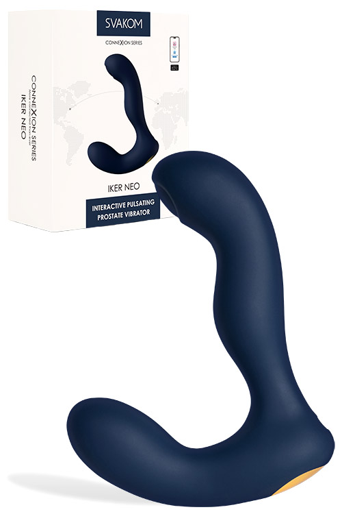 Iker Neo 5.3" App Compatible Vibrating & Pulsating Prostate Massager