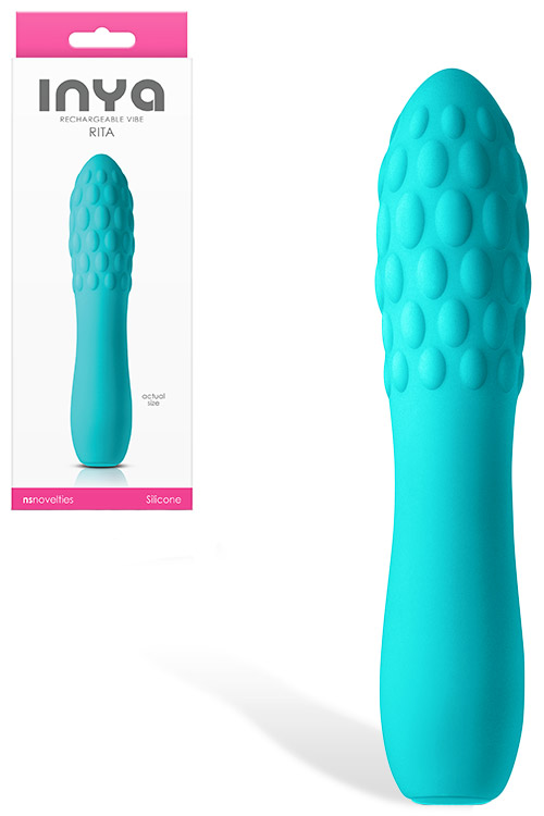 Inya Rita 5.4" Textured Silicone Classic Vibrator