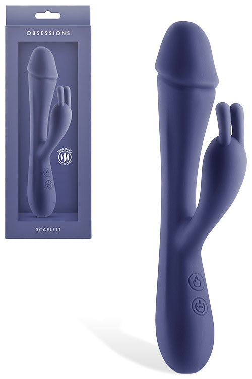 Obsessions Scarlett Warming 7.8" Rabbit Vibrator