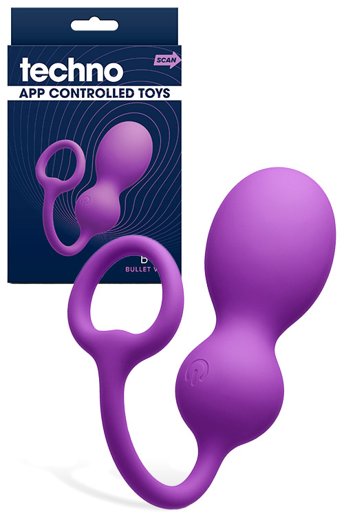 Techno Bop 7.4" App Controlled Vibrating Bullet