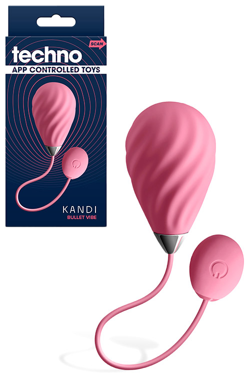 Techno Kandi App Compatible 7.5" Vibrating Bullet