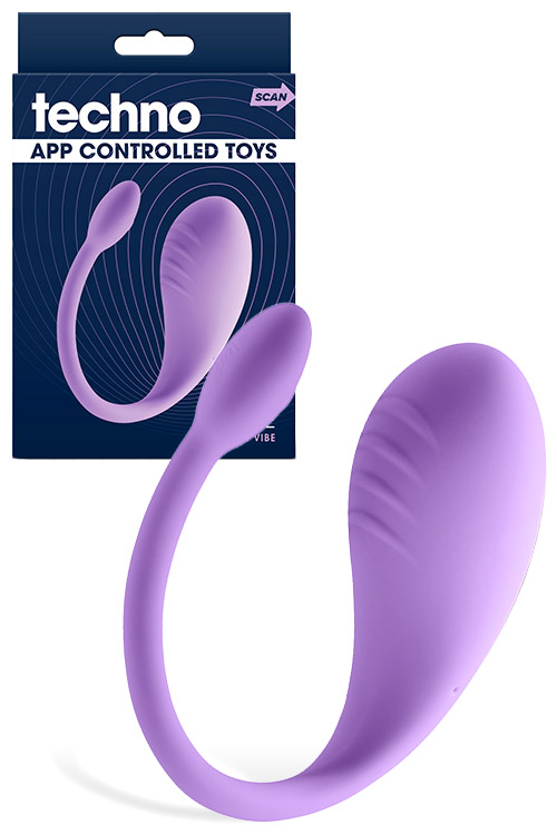 Techno Rave 7.9" App Controlled Vibrating Egg