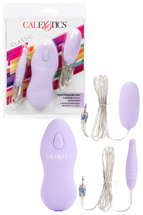 Twin Bullet Vibrator Pleasure Pack