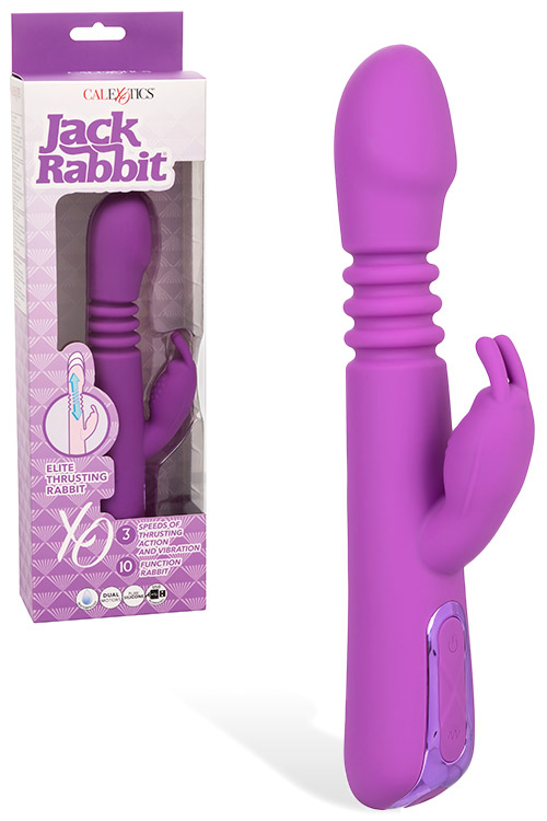 Jack Rabbit Elite 9.25" Thrusting Rabbit Vibrator