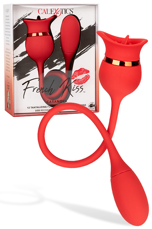 French Kiss Casanova Clitoral Stimulator With Vibrating Egg