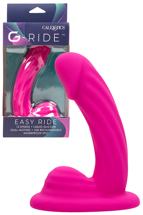 Easy Ride 5.25" G Spot Vibrator with Grinding Pad
