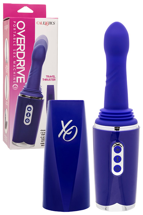 Overdrive 9.5" Portable Sex Machine Travel Thruster