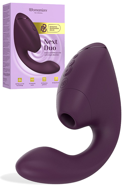 Next Duo 7.6" G Spot and Clitoral Suction Stimulator