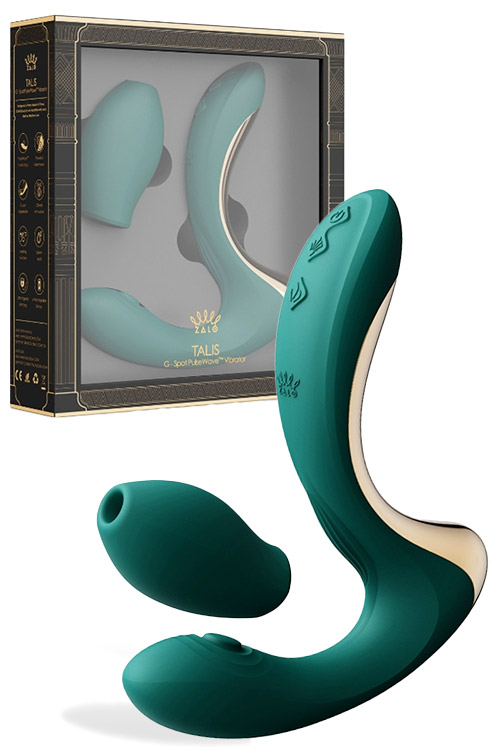Talis 6.5" Vibrating & Tapping G Spot Vibrator