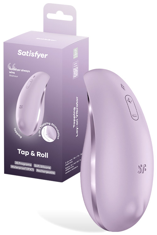 Tapping & Rolling 4.9" Clitoral Stimulator