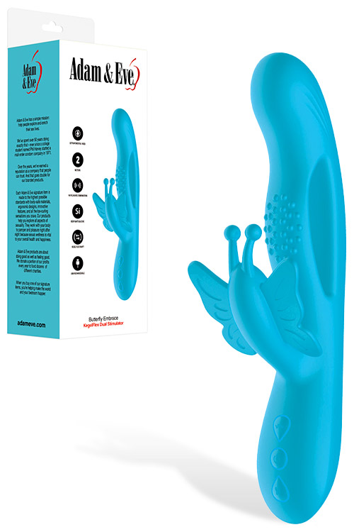 Butterfly Embrace Kegelflex 9.5" Dual Stimulator