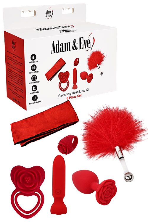Ravishing Rose Luxe 6 Piece Couples Pleasure Kit