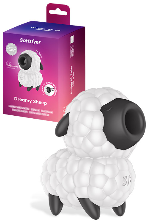 Dreamy Sheep 3.5" Vibrating Air Pulse Clitoral Stimulator