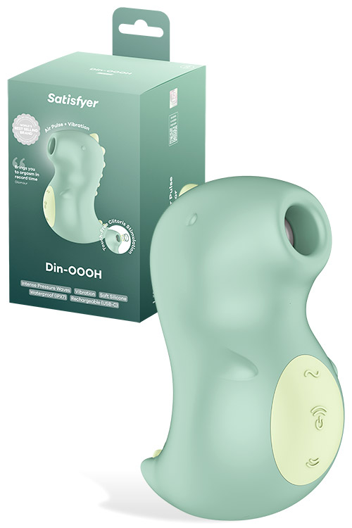 DinOOOH 3.9" Vibrating Air Pulse Clitoral Stimulator