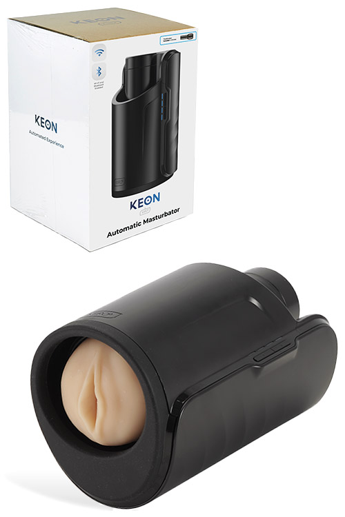Keon WiFi & FeelStroker 9.3" App Controlled Masturbator Set