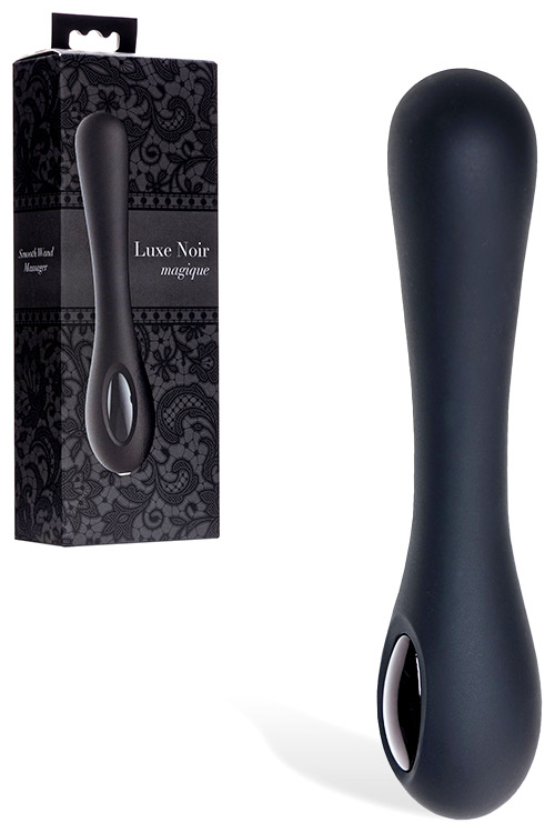 Luxe Noir Magique 6.25" Smooth Wand Massager