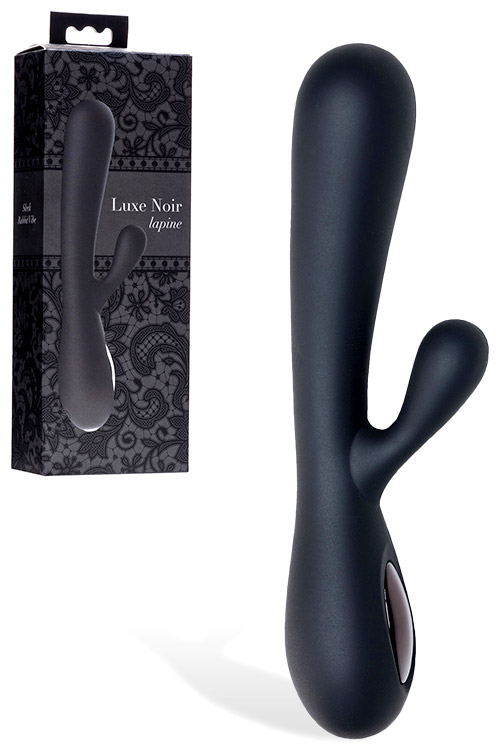 Luxe Noir Lapine 6.75" Rabbit Vibrator