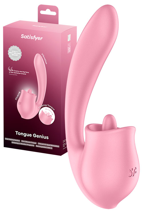 Tongue Genius Flicking Tongue Rabbit Vibrator