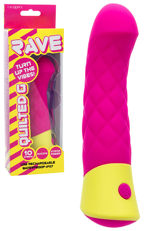 Rave Quilted 5.75" G Spot Vibrator
