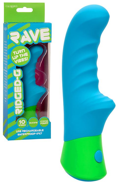 Rave Ridged 6" G Spot Vibrator