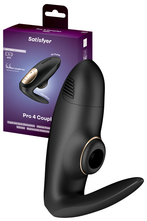 Pro 4 Battery Operated Air Pulse Couples Vibrator