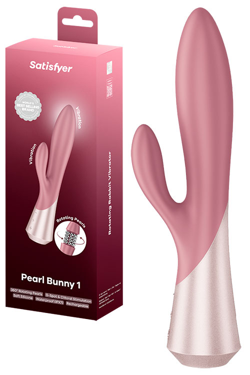 Pearl Bunny 1 8.8" Rotating Rabbit Vibrator