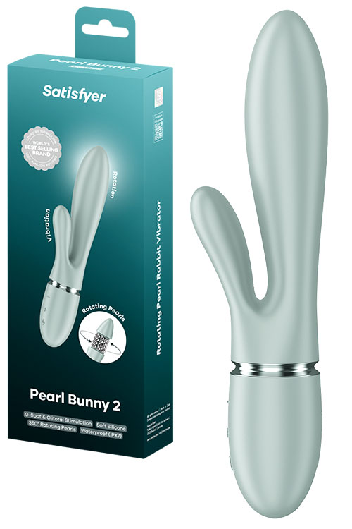 Pearl Bunny 2 8.5" Rotating Rabbit Vibrator
