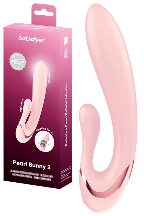 Pearl Bunny 3 8.1" Rotating Rabbit Vibrator