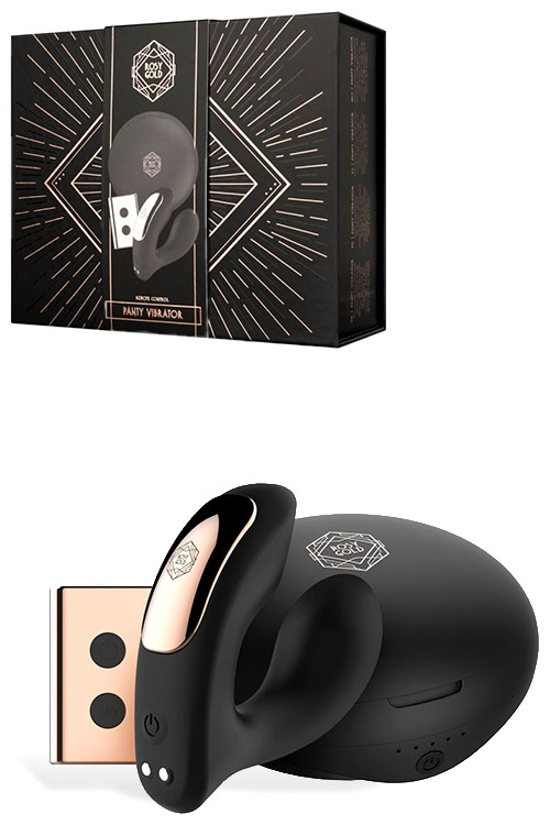 2.4" Internal Wearable Vibrator With Charging Case & Remote Control