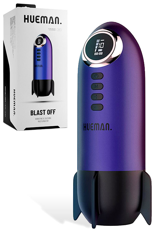 Blast Off 15" Masturbator With Vibration & Suction