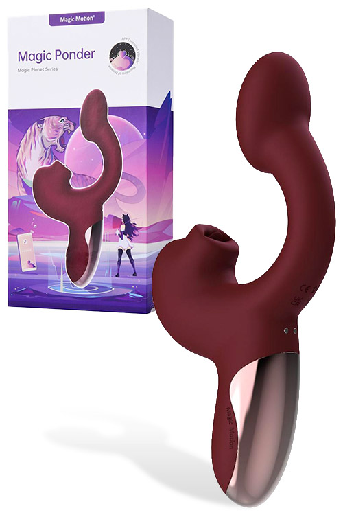 App Controlled 8.2" Licking Rabbit Vibrator