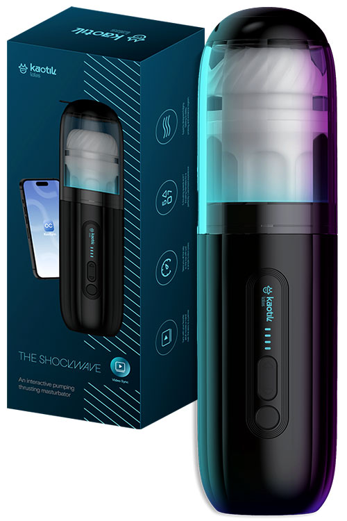 The Shockwave 12.7" App Compatible Thrusting Masturbator